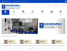 Tablet Screenshot of loteriaelisamuro.com